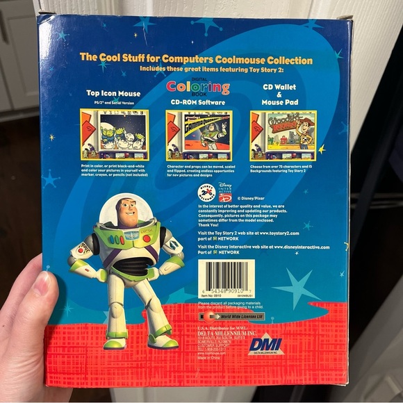 Toy Story 2 Cool Stuff for Computers Coolmouse Collection New in Sealed Box RARE - Picture 6 of 8